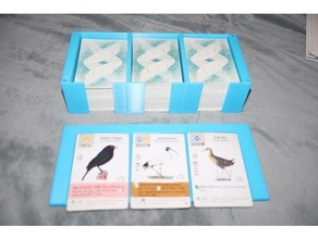 apertura alare uccello scatola + vassoio coperchio organizzatore 3d print model - Mito3D