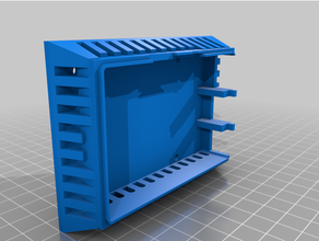 raspberry pi 4 case fan cross blow rasperry 3d print model - Mito3D