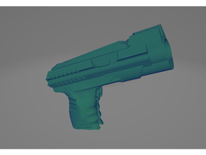 sacudida cibernético garra sencillo versión desintegrador nerf pistola modificación 3d print model - Mito3D