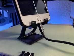 Universal Telefon Stand Schreibtisch halterung handystnder Halter Unterstützung iPhone 11 12 5 6 8 staender 3d print model - Mito3D