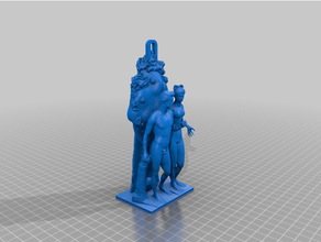 jesse albero ornamento creazione gli esseri umani Natale 3d print model - Mito3D