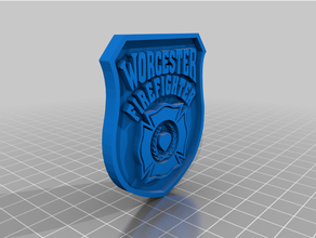 Worcester bombeiro worcesterma fd 3d print model - Mito3D