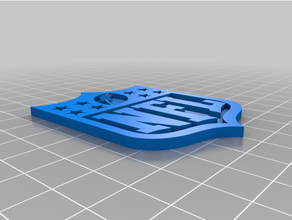 nfl logo 3d print model - Mito3D