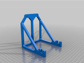 wall mounted spool holder prusa mmu rods i3 3d print model - Mito3D
