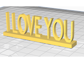 love sign christmas cute gift ideas partner valentinees 3d print model - Mito3D