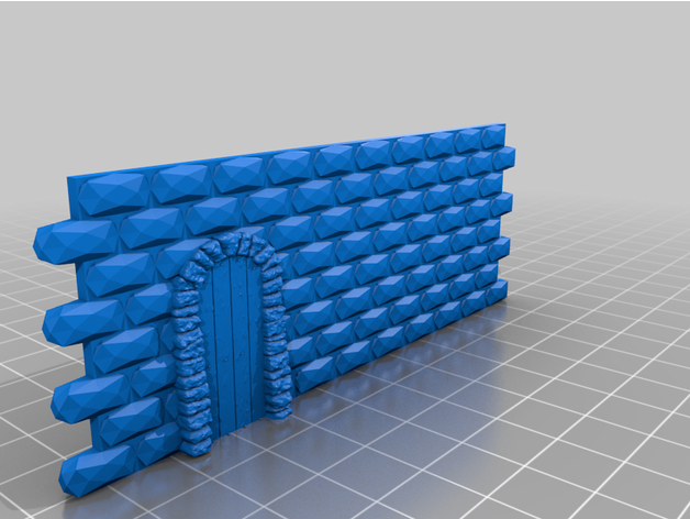 brick house building tabletop gaming terrain wargaming warhammer warhammer40k 40k 3D print model - Mito3D