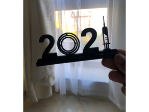 2021 gimbal vaccine year art dubai esun gcc keychain ksa newyear2020 sharjah 3d print model - Mito3D