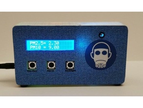 arduino + nova pm sensor meter pm25 pm10 3d print model - Mito3D
