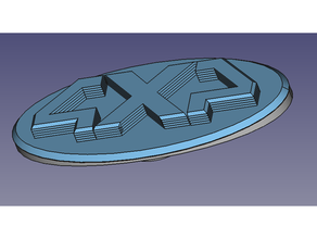 chevrolet niva direccion rueda logo 3d print model - Mito3D