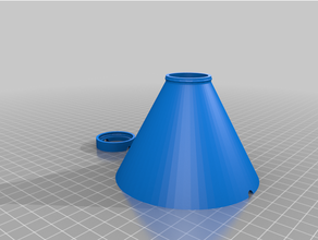 resin funnel screen retainer 3d print model - Mito3D