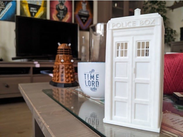Himbeere pi 3 Tardis Fall Mantel Doctor Who Arzt Dr 3D print model - Mito3D