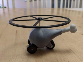 chicken copter helicopter poultry silly vehicle whimsical 3d print model - Mito3D