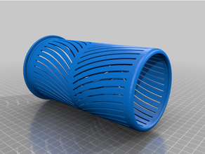 cup micronbag 2part recifal 3d print model - Mito3D