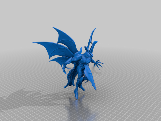 bahamut ffxiii final fantasía xiii vídeo juego 3D print model - Mito3D
