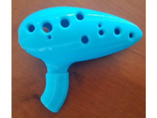 ocarina bocal ângulo 3D print model - Mito3D