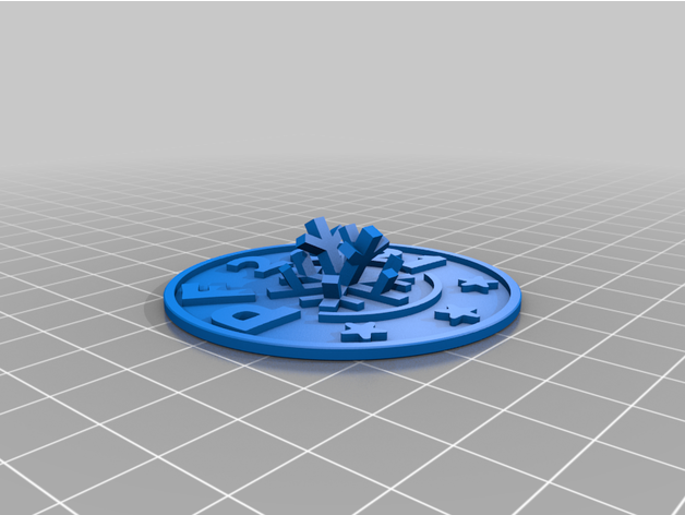 pf 2021 etiket 3D print model - Mito3D