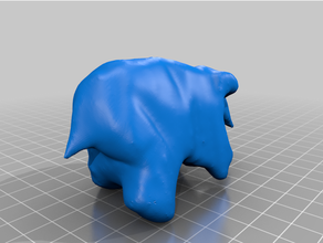 elefante 3d print model - Mito3D