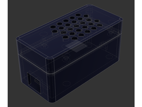 wled caja esp8266 tablero 3d print model - Mito3D