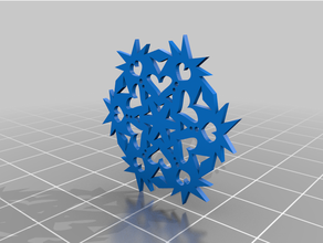 assorted snowflake ornaments christmas decoration ornament 3d print model - Mito3D