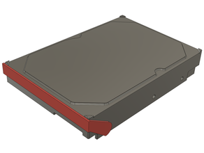 incernierato HDD rimozione maniglia disco rigido parentesi 3d print model - Mito3D