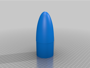 pnc 80bb nariz cone foguete foguetes nosecone 3d print model - Mito3D
