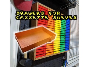 cajón casete estante surtido caja arco iris reutilizar herramientas carpintería taller 3d print model - Mito3D