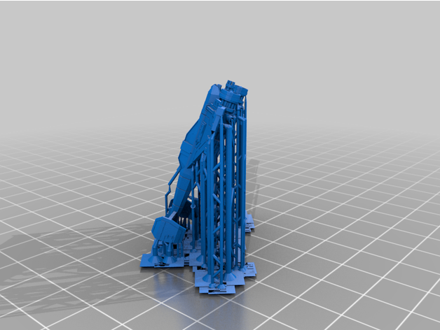 Rache Kämpfer Proxy unterstützt 3D print model - Mito3D