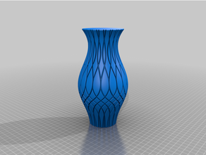 vase deco cadeau christmas decoration flower spiral 3d print model - Mito3D