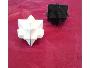 yoshimoto doble cubo rompecabezas personalizable personalizado agitarse estrella matemáticas Arte 3d print model - Mito3D