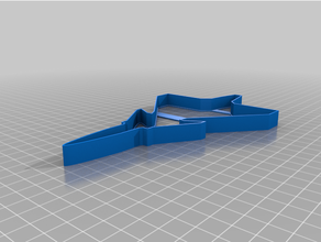 saab jas 39 griple Galleta cortador 3d print model - Mito3D