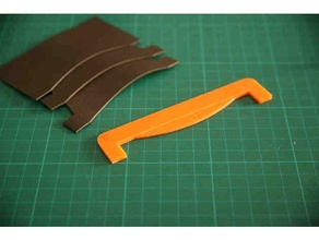 personalizzabile carta tasca modello pelle portafogli titolare supporto personalizzato taglio guida portafoglio 3d print model - Mito3D