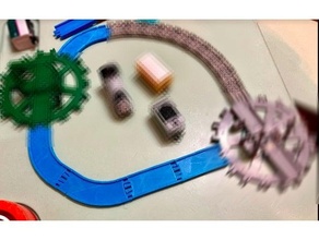 ferrovia treno traccia 3d print model - Mito3D