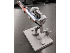 kneeling battle droid pen holder 3d print model - Mito3D