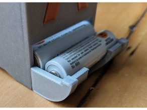 stapelbar Batterie Inhaber Paneele aaa Halter Unterstützung aa 3d print model - Mito3D