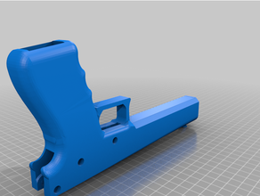 borracha banda arma fogo 3d print model - Mito3D