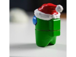 arasında us Noel Baba şapka 3d print model - Mito3D