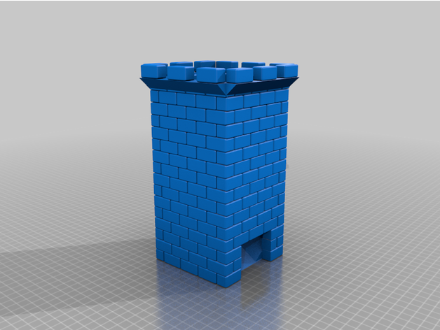 dice tower 3D print model - Mito3D