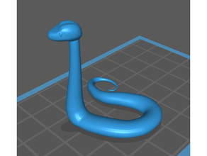 serpiente animado arcanos dibujos animados fausto modelo juego 3d print model - Mito3D