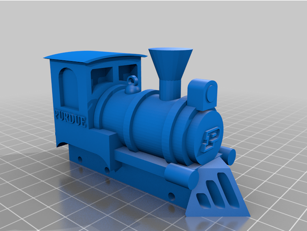 Kazan yapıcı özel model süs kazan yapımcıları Noel maskot Purdue tren 3D print model - Mito3D