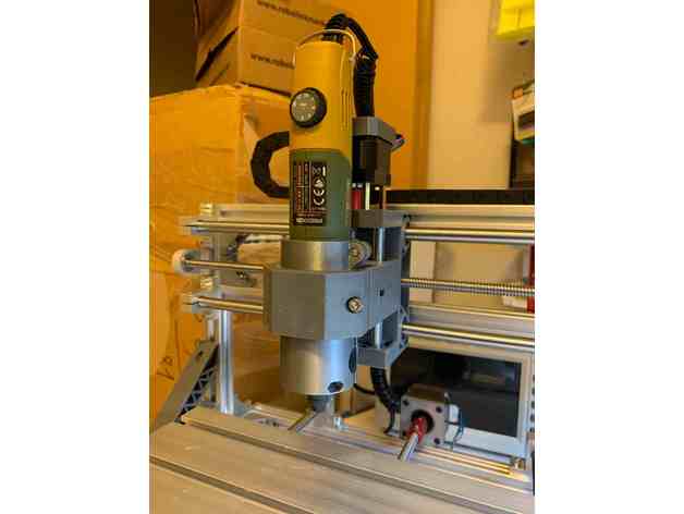 Proxxon mikromot 60 45mm Kulp destek cnc 3018 cnc3018 3D print model - Mito3D