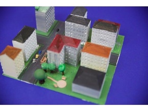 city model munich westend geography sustainability 3d print model - Mito3D
