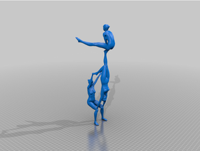 üçlü Jimnastik akraba 3d print model - Mito3D