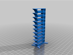 düz katman akıllı kompakt sıcaklık kalibrasyon kule Ölçek temptower Yazdır 3d print model - Mito3D
