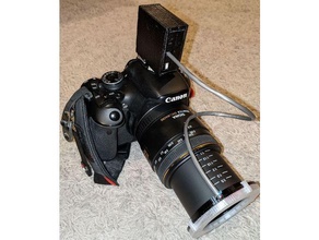Neopixel Ringlicht kalt Schuh montieren Kamera dslr Ring 3d print model - Mito3D