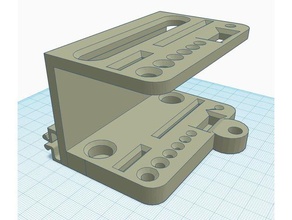 clip on Werkzeug Halter Unterstützung länger lk1 alfawise u20 3d print model - Mito3D