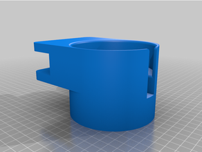 copo suporte escrivaninha braçadeira café parafuso 3d print model - Mito3D