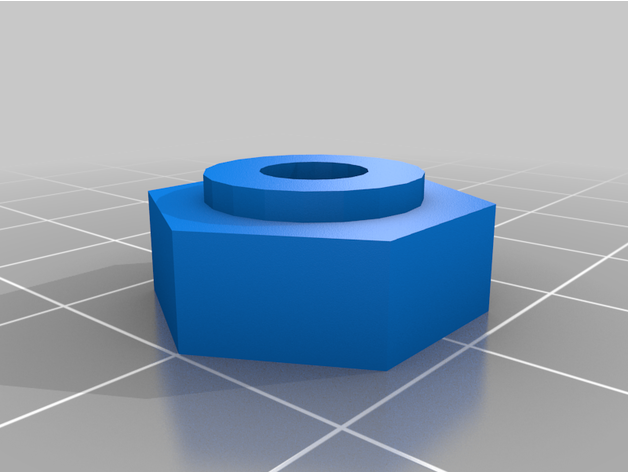 12mm 17mm hexadécimal adaptateur 3D print model - Mito3D