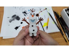 olaf congeladas Natal Disney figura boneco neve inverno 3d print model - Mito3D