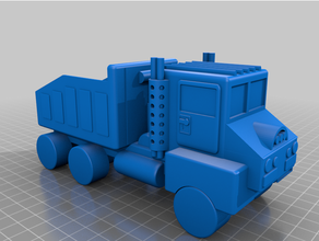 fhw mr slowpoke xl giocattolo discarica camion 3d print model - Mito3D