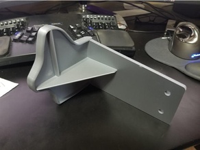 unvollendet Trackball Maus montieren 3d print model - Mito3D
